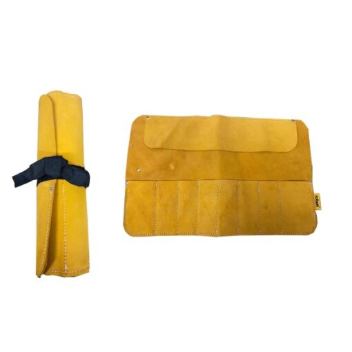 8 Pocket Tool Roll Leather 1