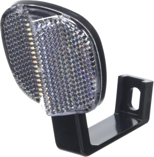 Raleigh GDL200 Clear Plastic Adjustable Rear Reflector for Bicycles with V Brake Mount