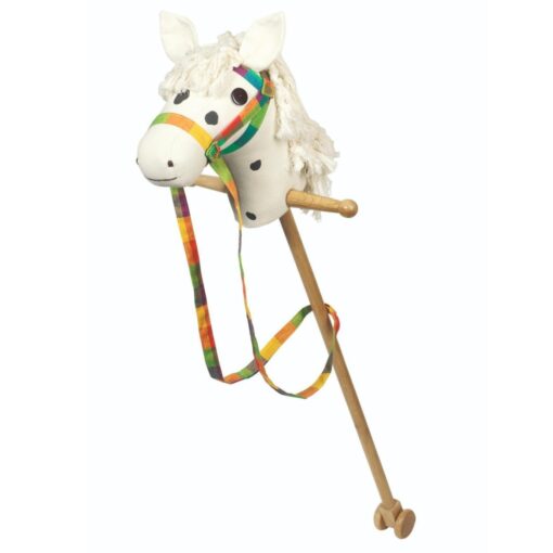 Goki Hobby Horse - White Appaloosa
