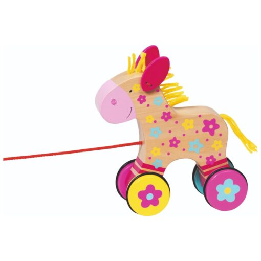 Goki Pull-along Horse Clahra