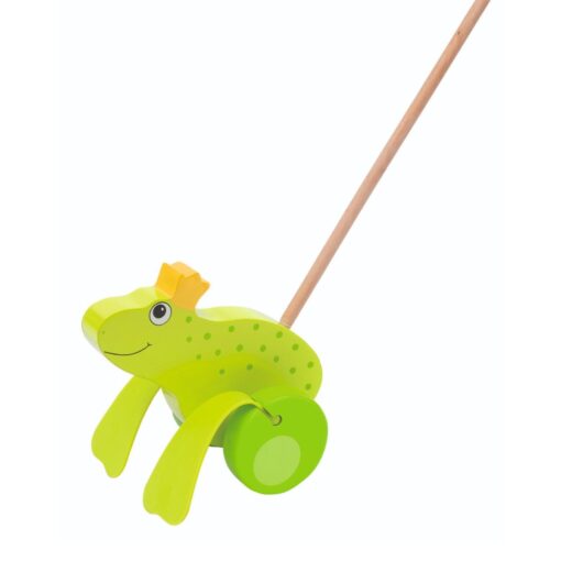 Goki Push-along Frog King