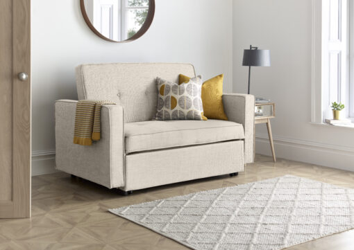 Troy Natural 2 Seater Sofa Bed