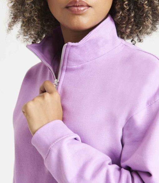 AWDis Ladies Cropped 1/4 Zip Sweatshirt