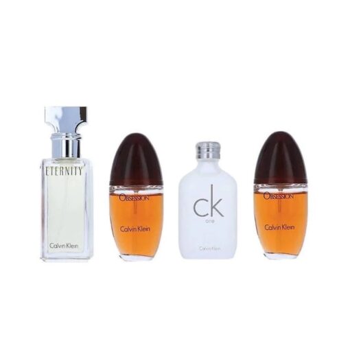 Calvin Klein CK one, Obsession, Eternity, Escape Womens Gift Set (4x15ml) Fragrance