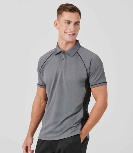 Finden + Hales Performance Piped Polo Shirt