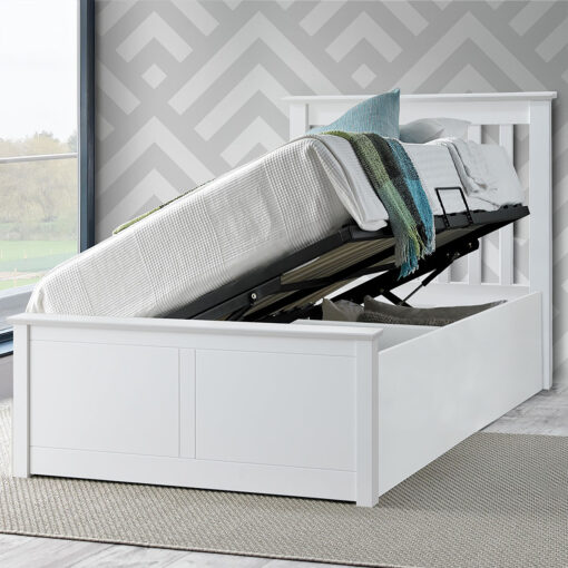 Francis Wooden Ottoman Single