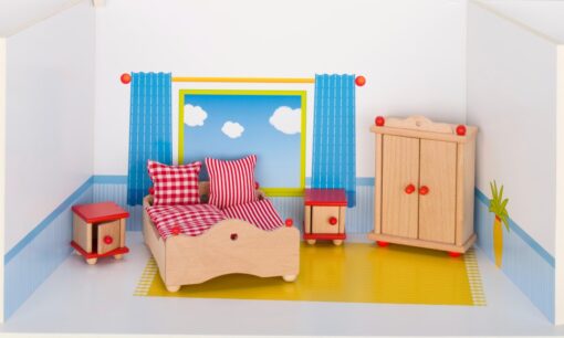 Goki Doll's House Furniture - Bedroom