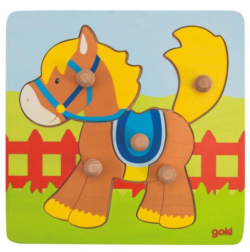Goki Lift-out Puzzle - Horse