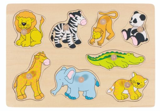 Goki Lift-out Puzzle - Zoo Animals