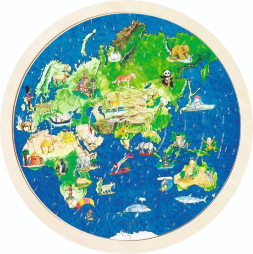 Goki Puzzle World Map