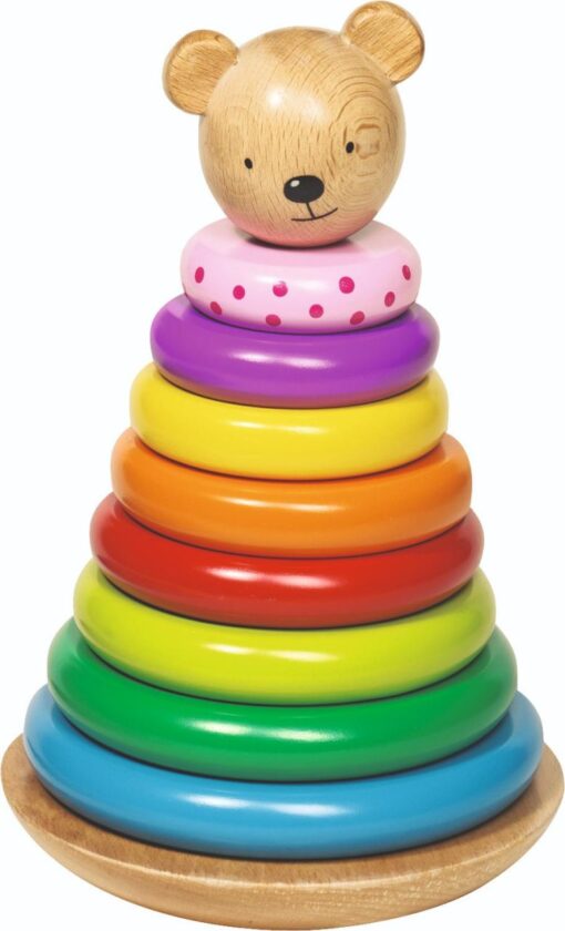 Goki Stacking Bear Wobble Tower