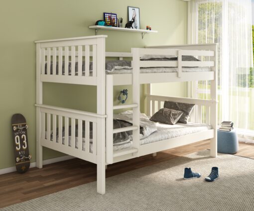 Oslo White Quadruple Sleeper Bunk Bed