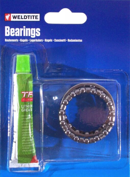 Weldtite 3/16 Inch Ball Race for BMX with Grease 06178 Pack of 2