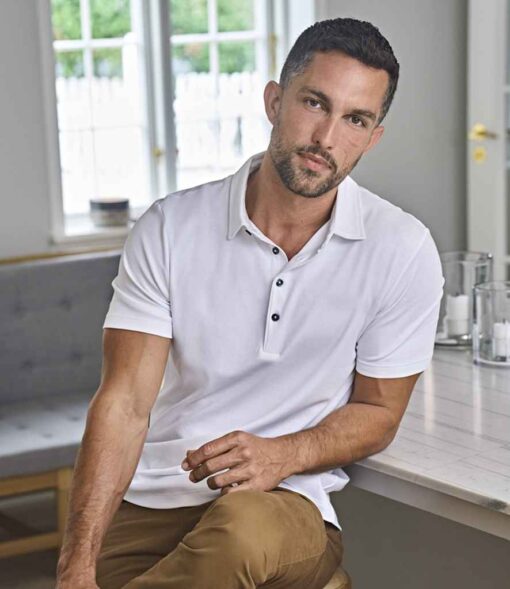 Tee Jays Pima Cotton Interlock Polo Shirt