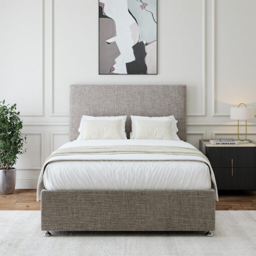 Linen Divan Base Only - With Storage Options