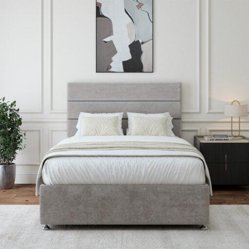 Luxury Velvet Divan Base Only - With Storage Options